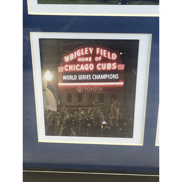 Chicago Cubs 2016 World Series Champs Celebration Collectible Framed Photo - Picture 12 of 14